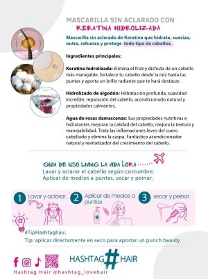 Mascarilla sin aclarado Living la vida LoKa 200ml - Imagen 6