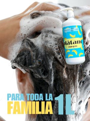 Champú Base Limpiadora de Plátano 1L - Tamaño Familiar - Imagen 2