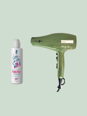 Pack Secador profesional Hashtag Hair 2000W + Living 200ml