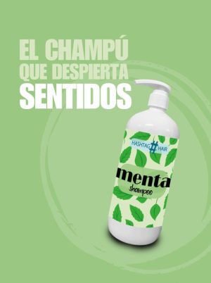 Champú Base Limpiadora de Menta 1L - Tamaño Familiar - Imagen 6